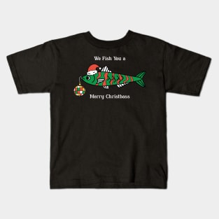 We fish you a merry christmas funny Fish Christmas Gift Kids T-Shirt